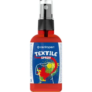 Speciální výtvarná barva Textile spray - červená - 110 ml - 1139