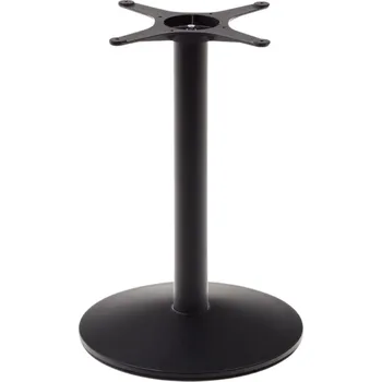 Jídelní stůl Větší černá kovová stolová podnož Kave Home Esilda 72 cm