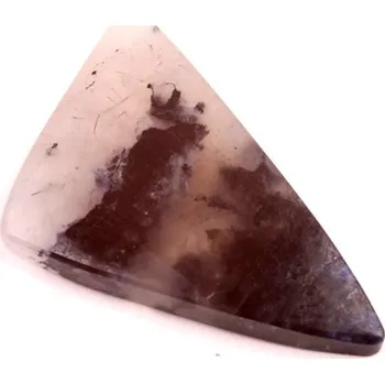 Korálek Kabošon Blue Dumotorite quartz č.4028 (48x28x6mm)