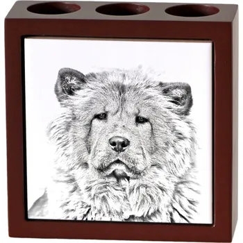 Úložný box Čau - stojan na tužky s motivem psa, organizér na stůl s potiskem, pe