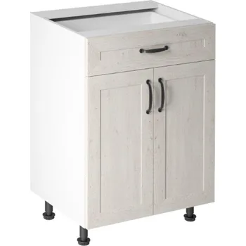 Obývací stěna Spodní skříňka, bílá/sosna nordická, ROYAL D60S1