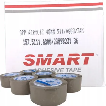 Lepicí páska Balicí páska Begris hnědá šířka 48 mm délka 92 m 36 ks