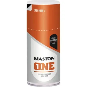 Barva ve spreji Lak ve spreji Maston ONE Satin RAL2004 oranžový 150 ml