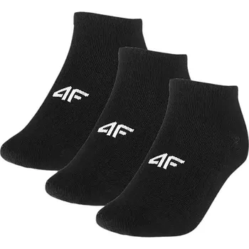Pánské ponožky ponožky 4F 4FWMM00USOCM442 3 Pack - 20S/Deep Black 43-46