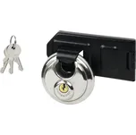 Souprava petlice a diskového zámku RGV.118.CRN/D70 bezpečnostní, masivní, jednokloubová , matná černá