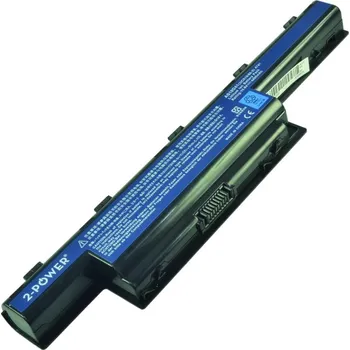 Notebook 2-POWER Baterie 11,1V 4400mAh pro Acer Aspire E1-531, TravelMate P253-E, Packard Bell TS13HR