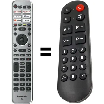 Panasonic N2QBYA000060 náhradní dálkový ovladač pro seniory