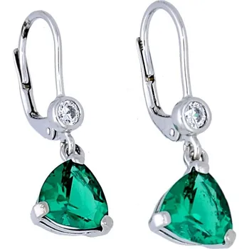 Náušnice Goldstore Stříbrné visací zdobené náušnice Varianta: stříbrné náušnice