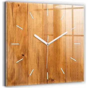 Hodiny Nástěnné hodiny Wallfluent, odstíny hnědé, 30 cm