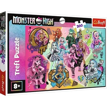Puzzle TREFL Monster High Zombie na vrcholu 300 dílků