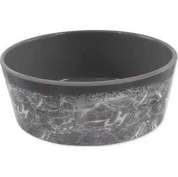 Miska pro psa Miska Dog Fantasy vzor mramor šedá 15cm 500ml