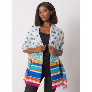 Šála Bílý šátek s květinovými vzory AT-CH-WJ-1X08426-white Velikost: ONE SIZE