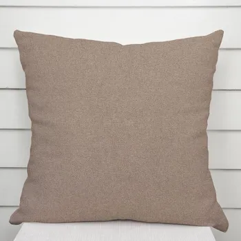 Povlak na polštářek Dekorační povlak na polštář BKR-502 Světle hnědý režný 30 x 50 cm