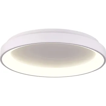 Italux PLF-53675-078RC-WH-3K LED přisazené stropní svítidlo Vico | 60W integrovaný LED zdroj | 3200lm | 3000+4000K + STOLNÍ OTOČNÝ VENTILÁTOR BERGEN - NASTAVITELNÝ, BÍLÝ