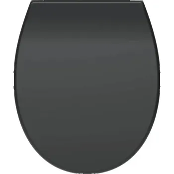 WC sedátko Záchodové prkénko form&style Bathala černá s automatickým zavíráním -