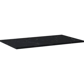 Koupelnový nábytek Deska pod umyvadlo Jungborn marquina černá 806 x 460 x 20 mm Bez výřezu