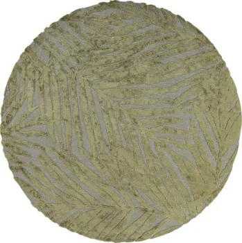 Koberec Koberec Miami Leaf kruh květinový vzor šalvějový 100 cm