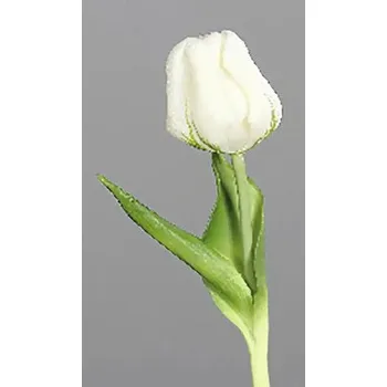 umělá květina Umělá květina tulipán 20 cm krémová