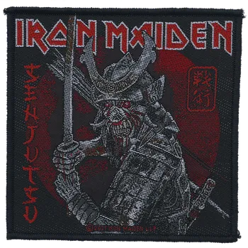 Nášivka Nášivka z Iron Maiden - Senjutsu - Žádný - cerná/cervená