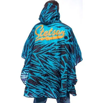 Pánská casual bunda Pláštěnka Stetson - Festival Rain Cape - Bolt Blue