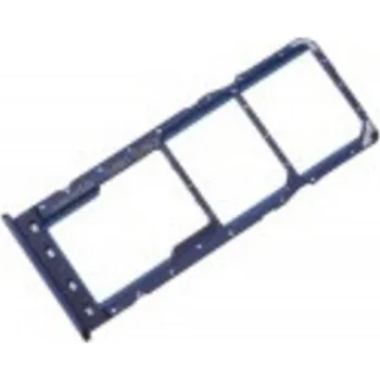 Držák SIM microSD Samsung A125 Galaxy A12 Blue modrý originální