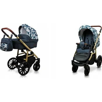 Kočárek Dětský kočárek 2v1 BabyLux Aspero ALU - hluboký kočárek a sportovní verze