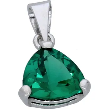 Módní doplněk Goldstore Stříbrný přívěs synt. smaragd Varianta: stříbrný přívěs