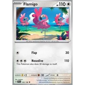 Volný čas Pokémon SV1en 165/198 Flamigo - Scarlet & Violet Stav: Near Mint, Verze: NORMAL