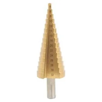 Dílna TOPTRADE vrták stupňový, HSS, do kovu, 4 – 32 mm, 15 stupňů