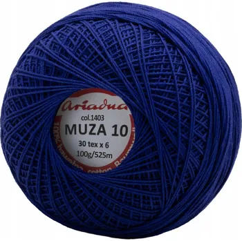 Příze Háčkovací Příze Ariadna Muse 10 chrpově modrá 1403