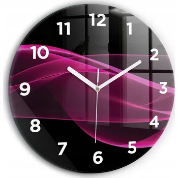 Hodiny Nástěnné hodiny Wallfluente, odstíny růžové, 30 cm
