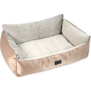 Pelíšek pro psa Pelech Dog Fantasy Lux platinum zlatý 78x60cm