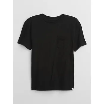 Dívčí tričko GAP Dětské tričko s kapsičkou - Kluci GAP černá 2680804