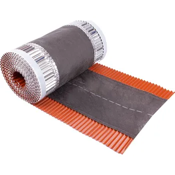 Hřebenový pás v roli s rounem VR 390/15 Cihlově červená RAL 8004