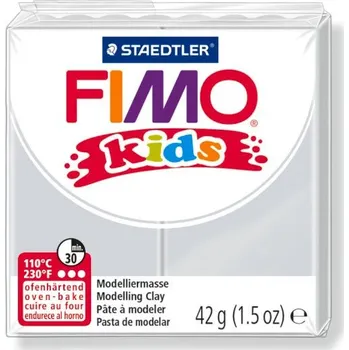 Modelovací hmota Modelovací hmota Fimo kids 42g SVĚTLÁ ŠEDÁ č,80
