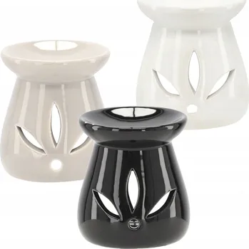 Aroma lampa KERAMICKÝ OHŘÍVAČ / AROMALAMPA - ČERNÁ (NAW1396A)
