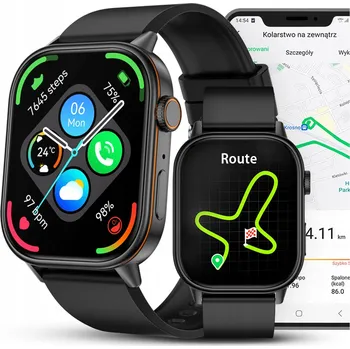 Hodinky Chytré Hodinky JG Smart chytré hodinky pánské QX17 GPS černé