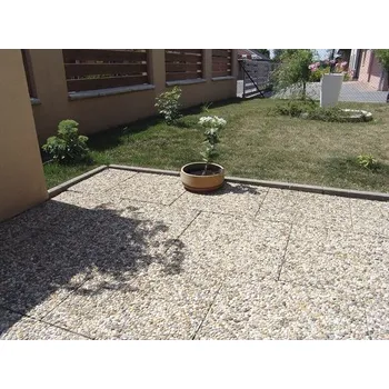 Dlažba Vymývaná dlažba Gita 40 x 40 x 4 cm přírodní, frakce 4-8 mm