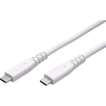 Datový kabel Value USB 10Gbps (3.2 gen 2) kabel USB C(M) - USB C(M), PD 60W, 5m, bílý - 11.99.9066