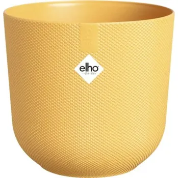 Obal na květináč Obal na květináč plastový elho Jazz Ø 14 cm hořčičný