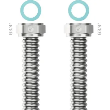 Vodovodní potrubí Nerezová trubka Merabell Ready! 3/4"x3/4" 90 cm