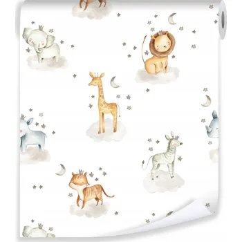 Fototapeta FLIZELINOVÁ TAPETA DO DĚTSKÉHO POKOJE ZVÍŘÁTKA
