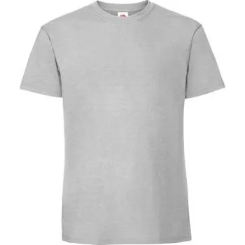 Chlapecké tričko Szara koszulka męska Iconic 195 Ringspun Premium Fruit of the Loom Fruit of the Loom šedá 2466974