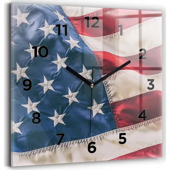 Hodiny Nástěnné hodiny Wallfluent černé 30 cm