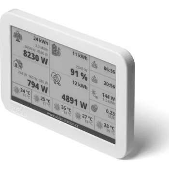 Univerzální solární nabíječka SOLAR STATION 7,5" Barva: Bílá