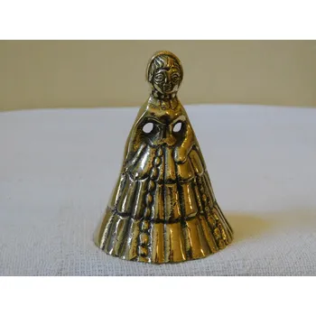 MOSAZNÝ FIGURÁLNÍ ZVONEČEK - DVORNÍ DÁMA