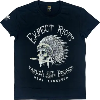 Pánské tričko Yakuza Premium Pánské tričko YPS-3813 - černé - 3813_BLK Velikosti: L