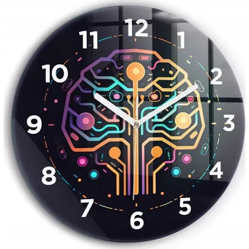 Hodiny Nástěnné hodiny Wallfluent vícebarevné 60 cm