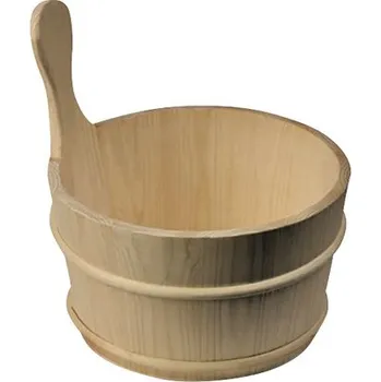 Saunové vědro na nálev Roro L ⌀ 30 cm s plastovou vložkou