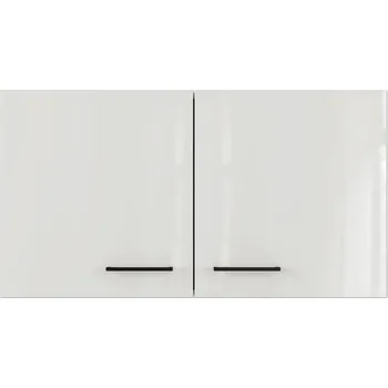 Kuchyňská skříňka horní Flex Well Lund 100 x 32 x 54,8 cm světle šedá lesk kouřově šedá matný